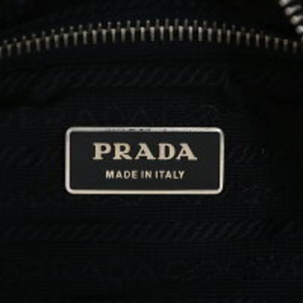 Prada Triangle One Shoulder Hobo Bag Black - Picture 12 of 13